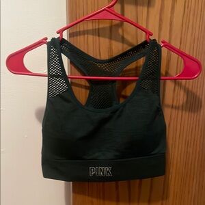 PINK Victoria's Secret Black Sports Bra